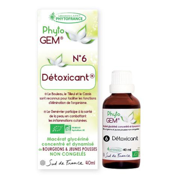 detoxicant - phytogem - gemmotherapie - phytofrance