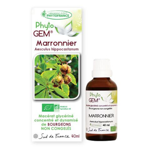 marronnier - phytogem - gemmotherapie - phytofrance
