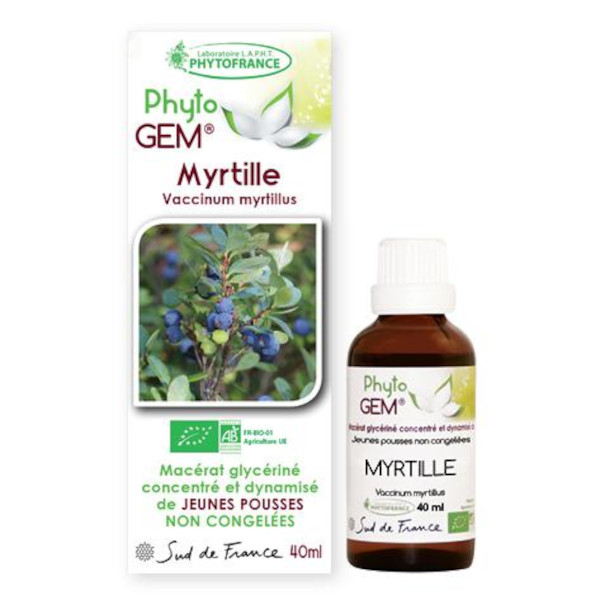 myrtille - phytogem - gemmotherapie - phytofrance